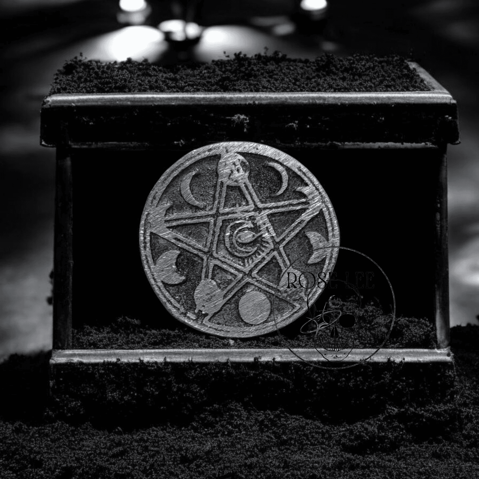 The Protection Talisman – Numismata Arcana – Handcrafted Pewter Amulet
