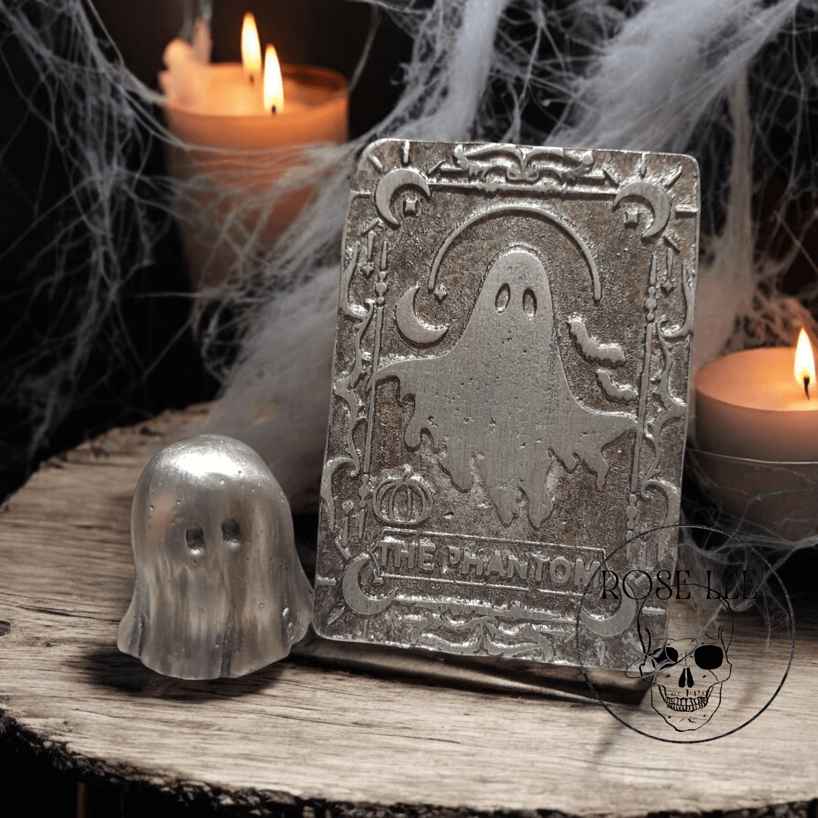 The Phantom pewter tarot card