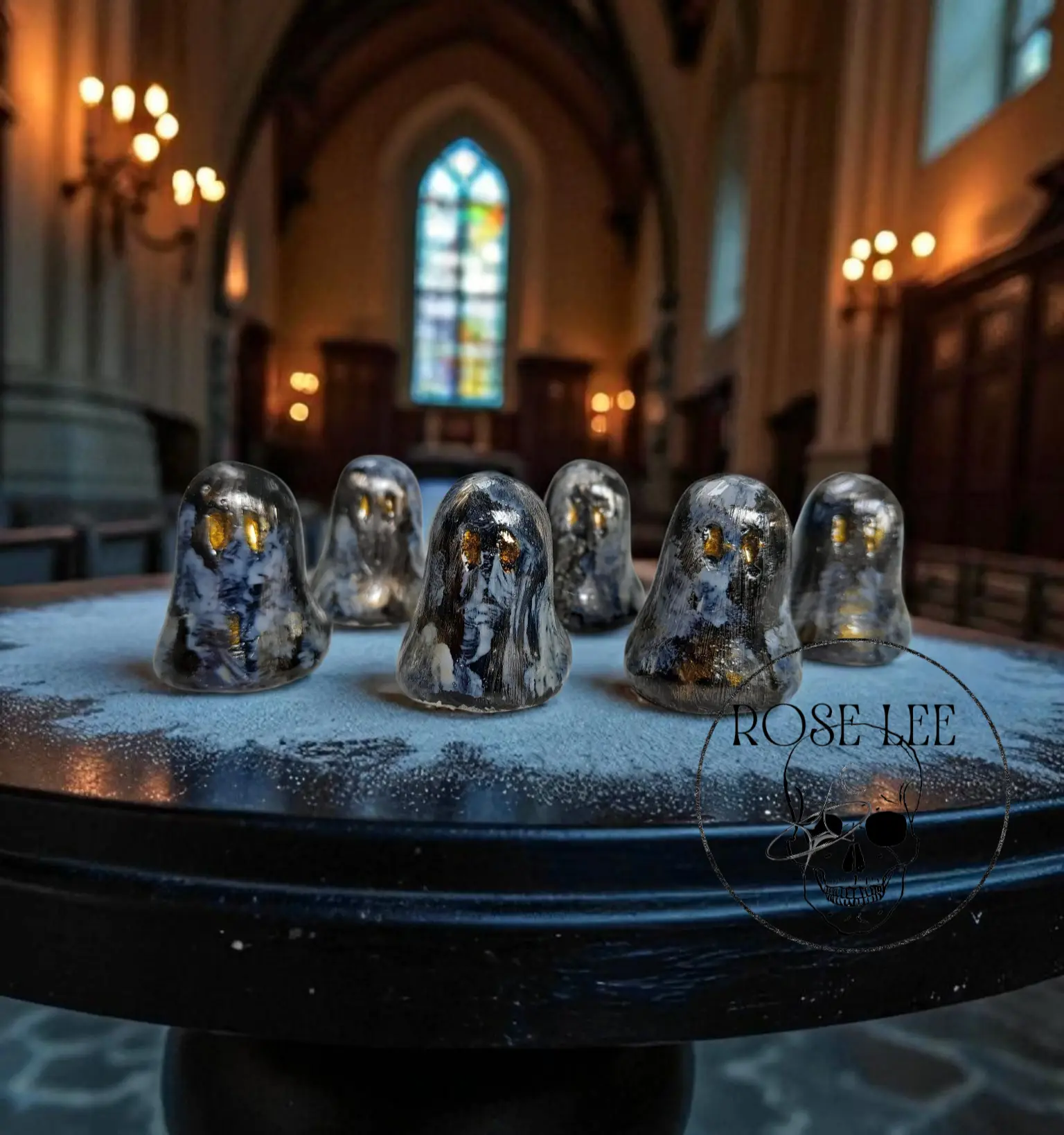 The Dusk Bride – Handmade Pewter Ghost Figurine – The Cursed Collection